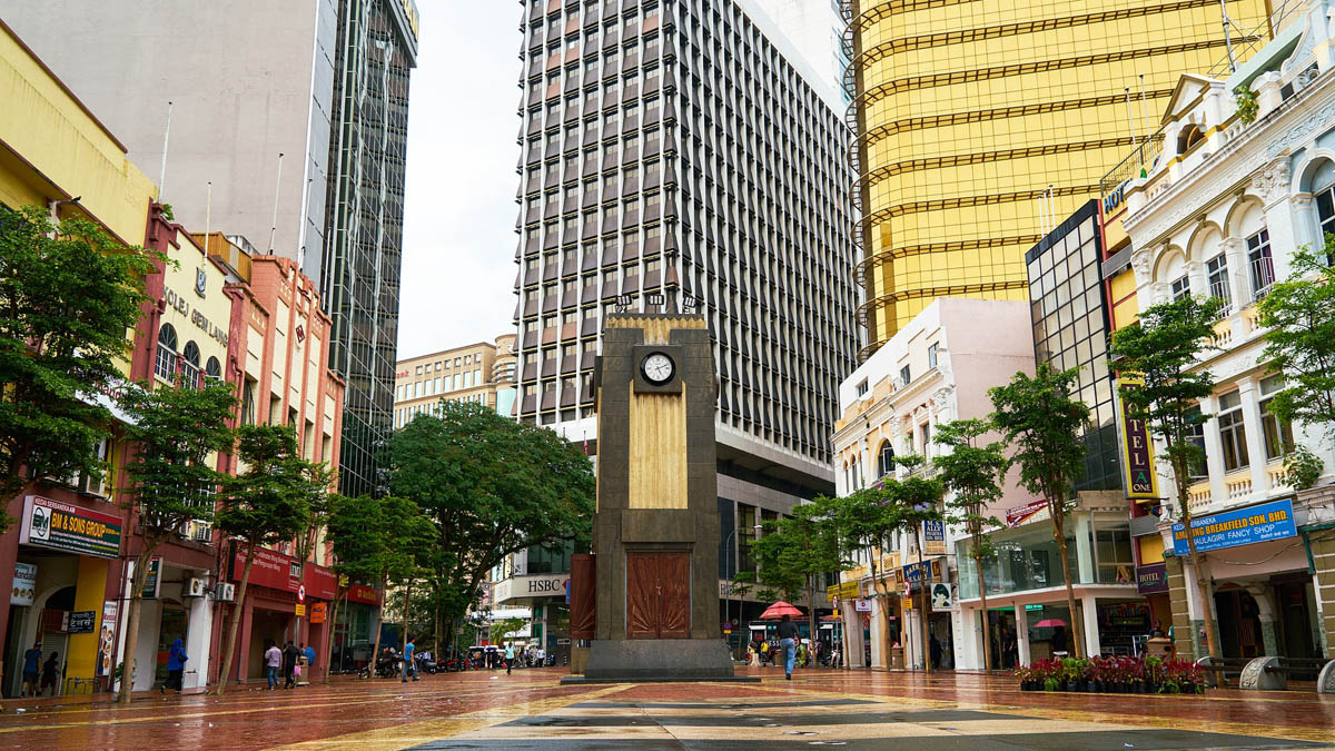 Straßenszene in Kuala Lumpur
