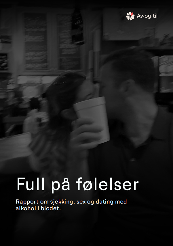 Titelseite des Berichts 'Full på følelser'.