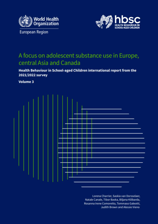 Ttelseite der HBSC-Studie zum Substanzkonsum Jugendlicher.