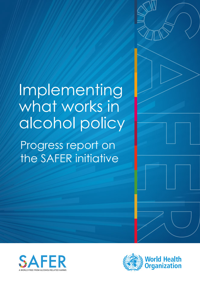 Titelseite 'Implementing what works in alcohol policy'.