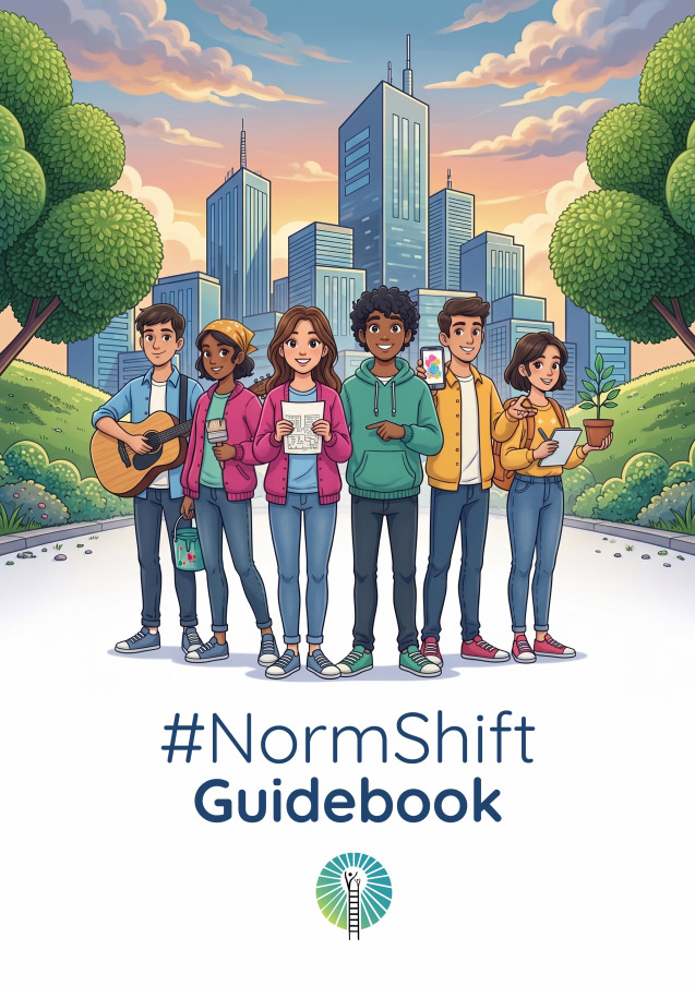 Titelseite des NormShift Guidebooks.