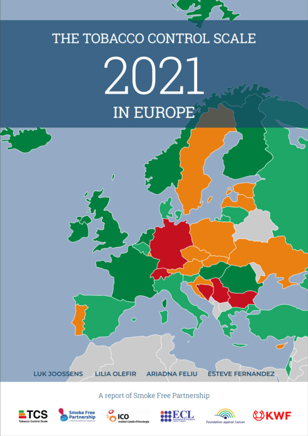 Titelseite der Tobacco Control Scale 2021