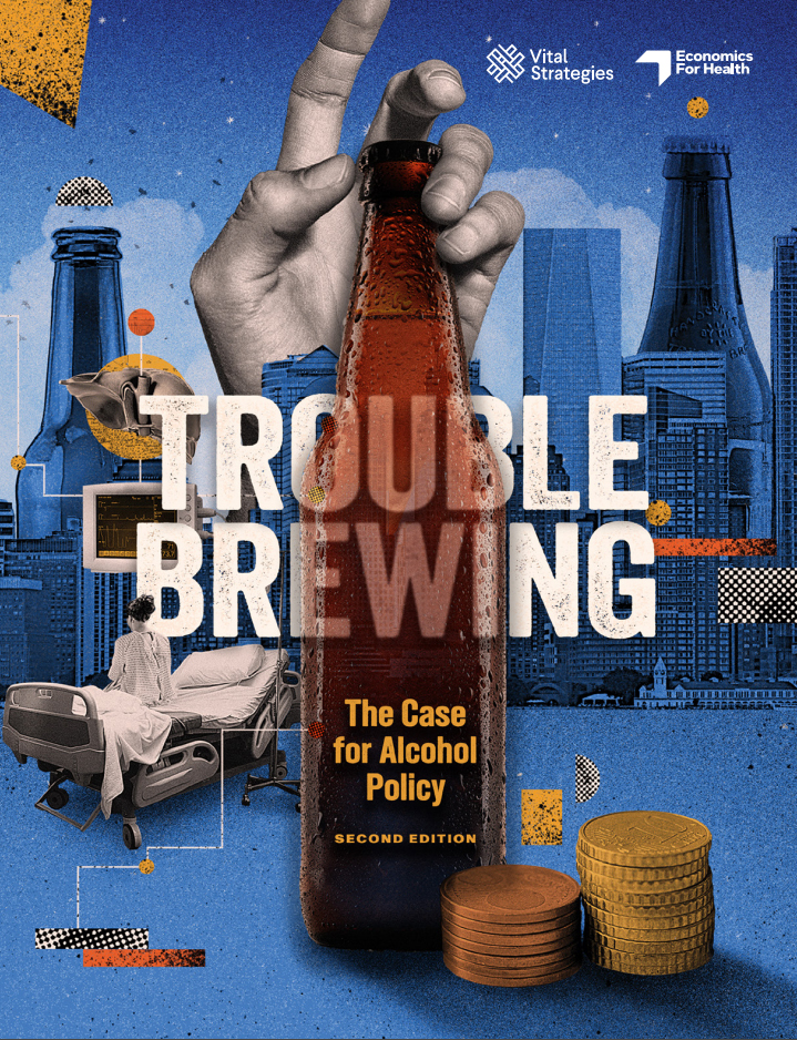 Titelseite von 'Trouble Brewing'.