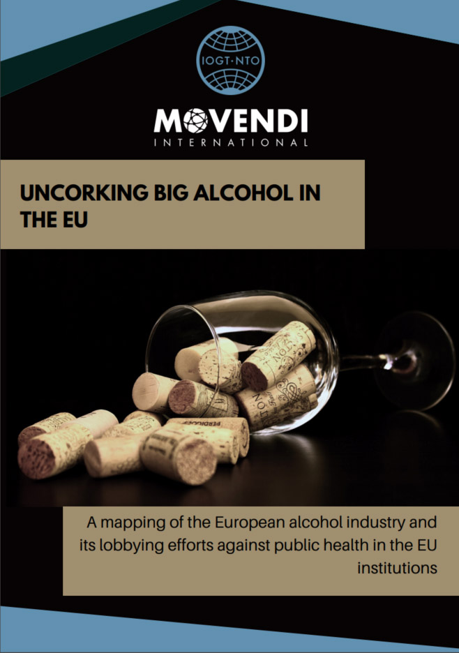 Titelseite von 'Uncorking Big Alcohol in the EU'