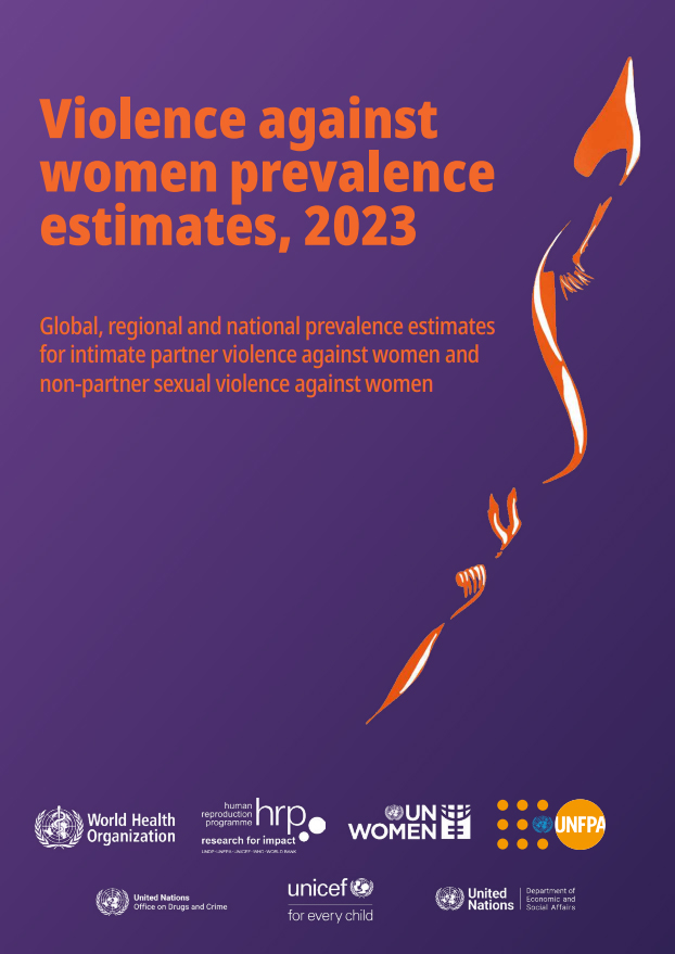 Titelseite von 'Violence against women prevalence estimates, 2023'.