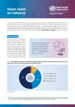 Raising taxes on tobacco in the WHO European Region in -0