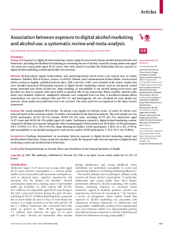 Association between exposure to digital alcohol marketing and alcohol use: a systematic review and meta-anal-0