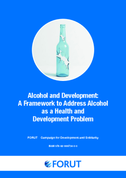 Alcohol and Development: A Framework to Address Alcohol as a Health and Development Pro-0