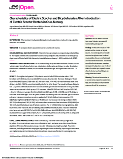 Characteristics-of-Electric-Scooter-and-Bicycle-Injuries-After-Introduction-of-Electric-Scooter-Rentals-in-Oslo