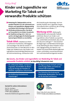 DKFZ_Policy_Briefing_Tabakmarketing