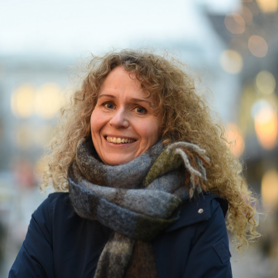 Porträt von Hanne Widnes.