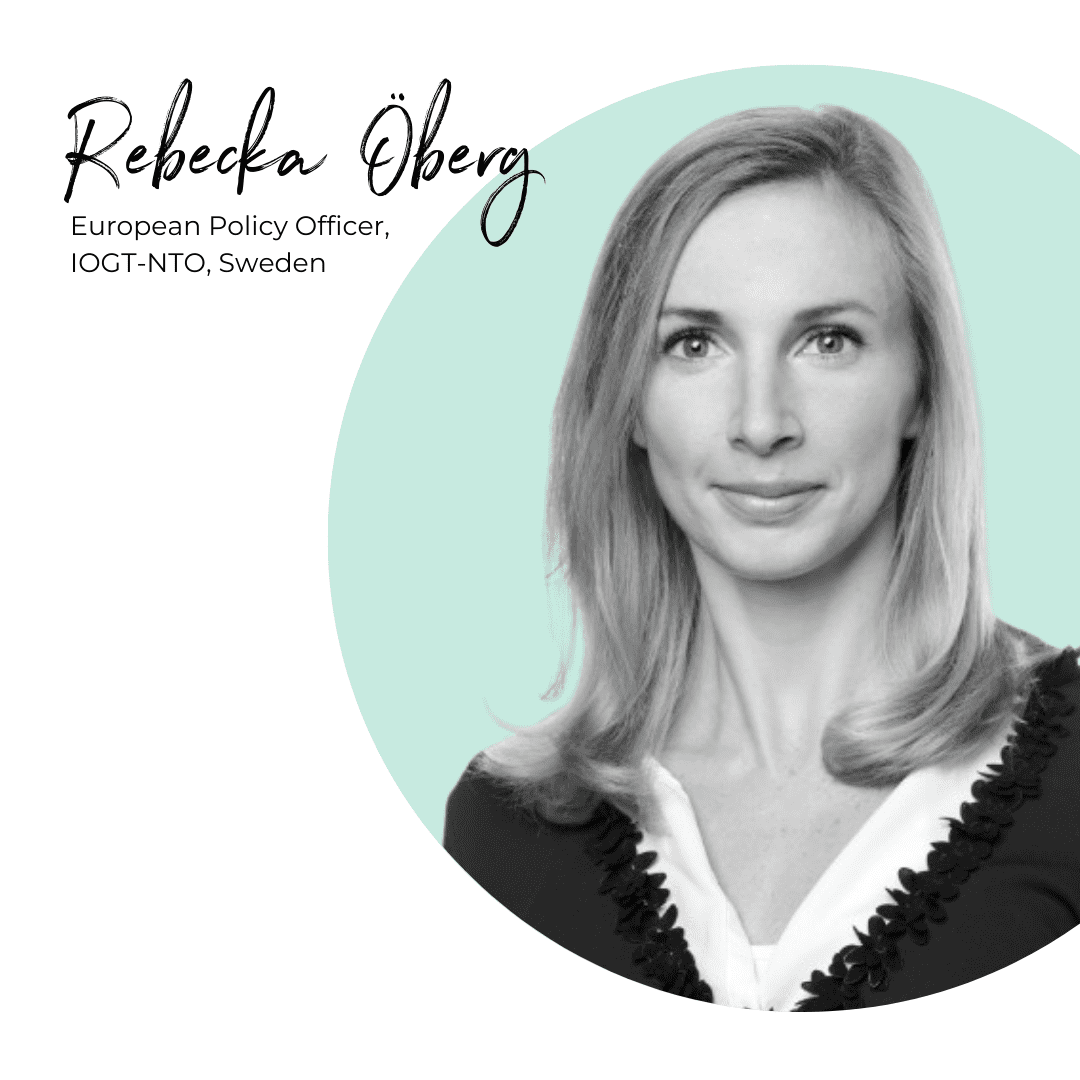 Porträt von Rebecka Öberg.